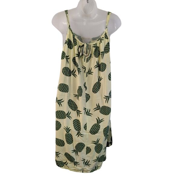 Pineapple Sundress Summer Vacation Casual Breathable One Size - Picture 2 of 5